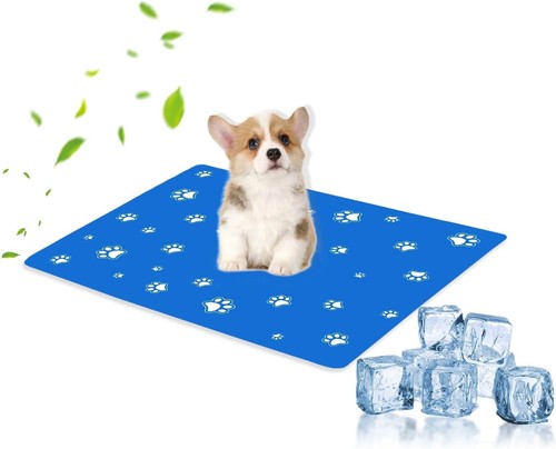 Flow Fire Estera de Enfriamiento para Perros Pequeños, 50 x 40 cm Plegable Perros Estera de Enfriamiento S - Imagen 2 de 8
