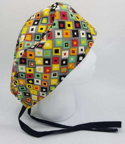 Southwestern Western Style Diamonds Grey CHEMO CAP Medical Surgical SCRUB CAP - Bild 2 von 4