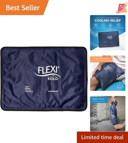 Gel Ice Pack Flexible 10.5 x 14.5 Inch Reusable Cold Therapy for Pain Relief