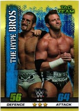 2017 WWE Topps Slam Attax The Hype Bros Tag Team Card