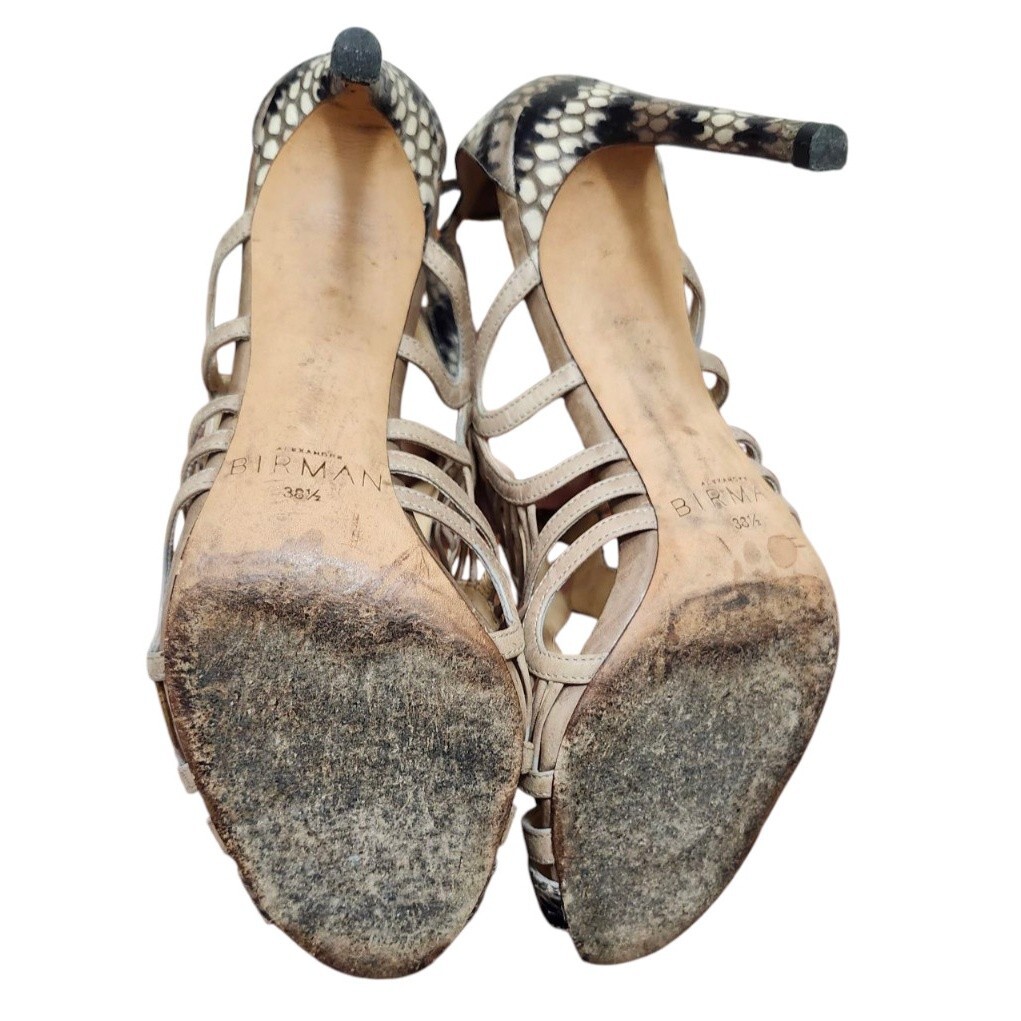 Alexandre Birman  Multicolor Python Embossed Leat… - image 11