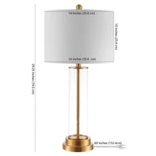 Safavieh CASSIAN GLASS TABLE LAMP, Reduced Price 2172720997 TBL4253A
