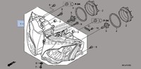 Honda 2009-2011 CB Scheinwerfer Einheit Neu 33102-MFL-305 OEM