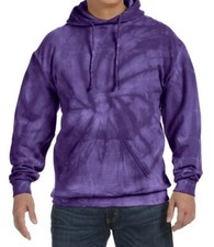 Personalized - Youth Tie-Dye Hoodie Sweatshirt - Spider Purple - CD877Y