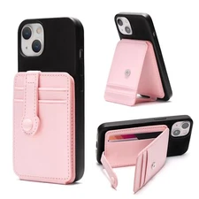 Phone Wallet Stick On Credit Card Holder  with Elastic Magnetic Closure