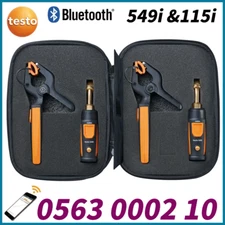 Testo 0563 0002 10 Portable HVAC Test Kit Refrigeration Wireless Smart Probe Set