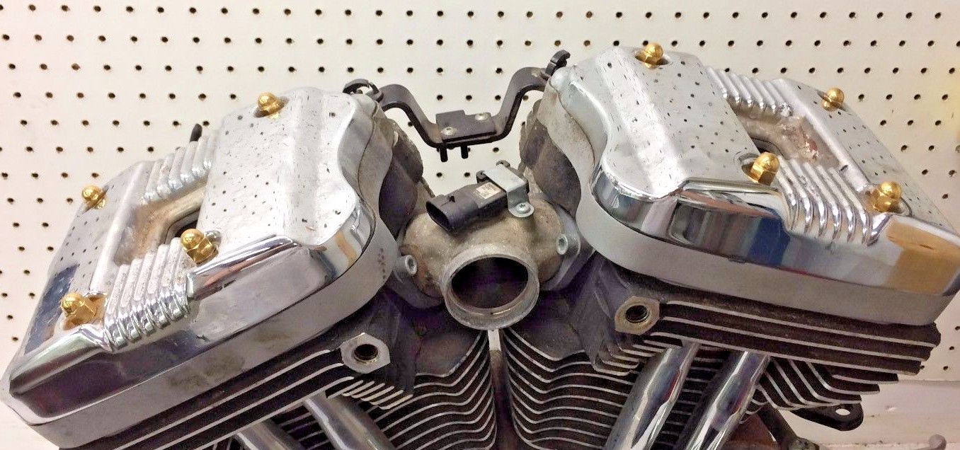 HARLEY HD TWIN CAM BRASS ACORN ROCKER BOX BOLTS cylinder head cover