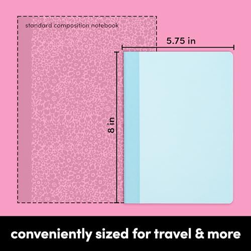 -Pack Composition Notebook Journals, 60 Pages Color Covers with 8 Pastel - Picture 5 of 6