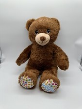 Build a Bear Workshop HAPPY BIRTHDAY BEAR 15" Plush Stuffed Animal Toy Works