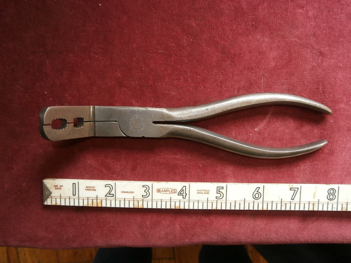 Vintage Abbott Birks angled gas pliers