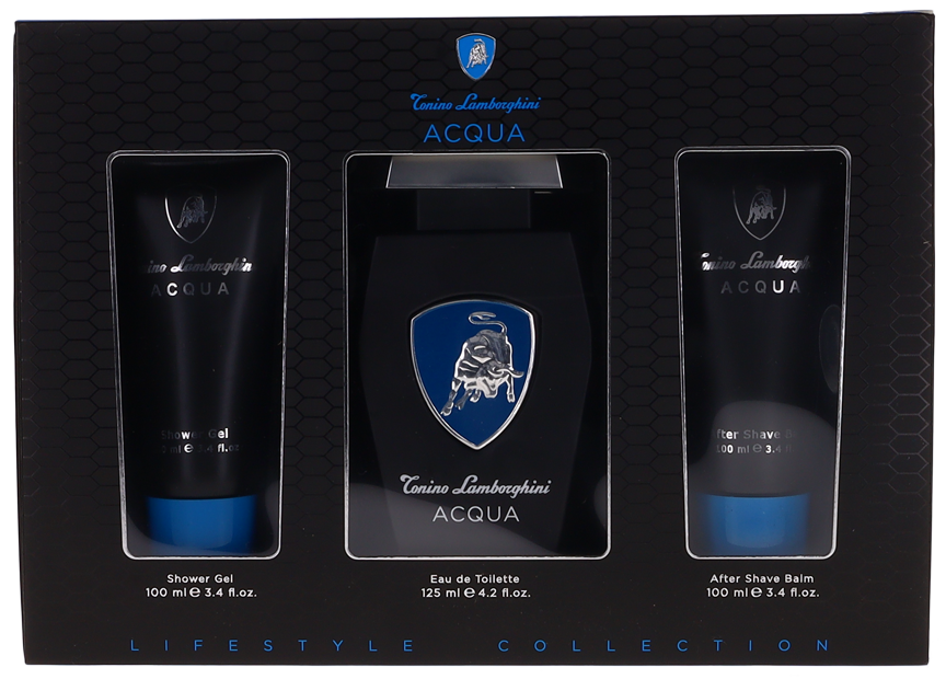 Acqua By Tonino Lamborghini For Men Set: EDT+SG+ASB