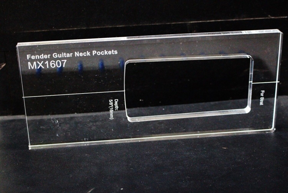 Neck Pocket Routing Template for Fender Guitar Strat/Tele/JM/JG Or Bass