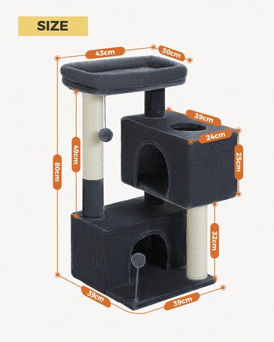 PAWZ Road Cat Tree Tower Condo for Large Cats Bed Furniture Activity Center Toys - Picture 144 of 175