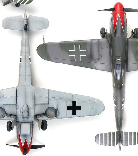 Academy 1/48 Messerschmitt Bf109 K-4 Aircraft Limited Plastic model kit #12228 - Picture 4 of 6