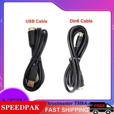 +$Din6-USB Cable Adaptation For Thrustmaster TH8A Connection Fit DE