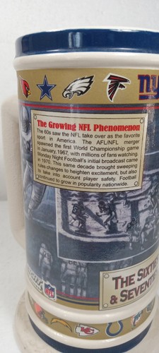 Coors Light Nostalgic Collector Stein The Sixties & Seventies NFL 2009 - Picture 5 of 7