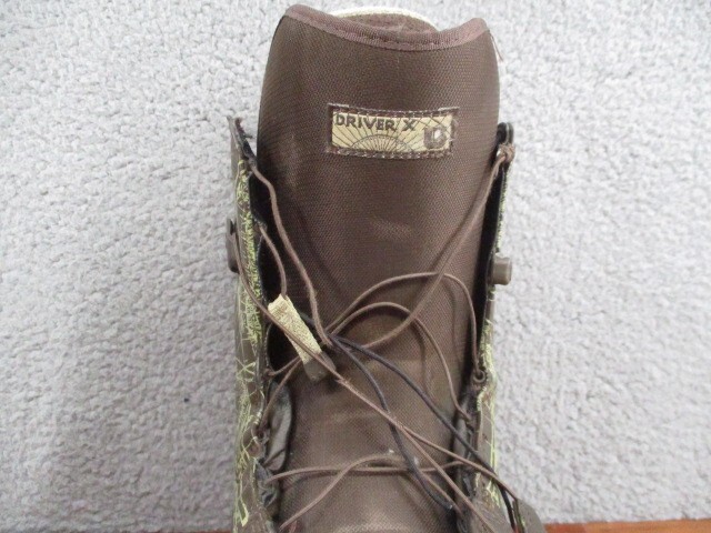 BURTON IMPRINT 3 Snowboard Brown Vibram Boots Men's Sz 11