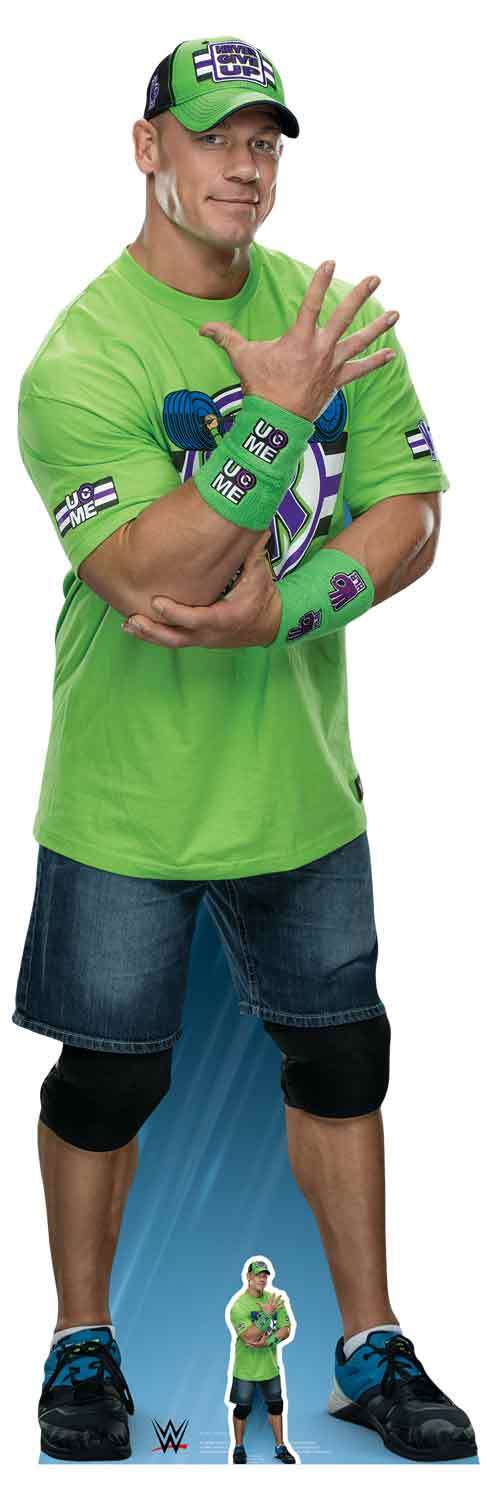 John Cena 'You Can't See Me' Hand WWE Lifesize and Mini Cardboard Cutout