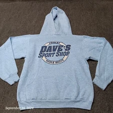 Vintage Daves Sport Shop Fridley Maple Grove Hoodie Adult Small Russell Athletic