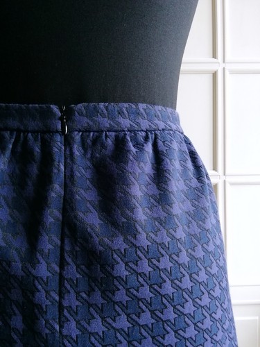 Pinko Minigonna tg. L / 44 IT pied de poule jacquard misto cotone Virginia beach - Foto 14 di 18