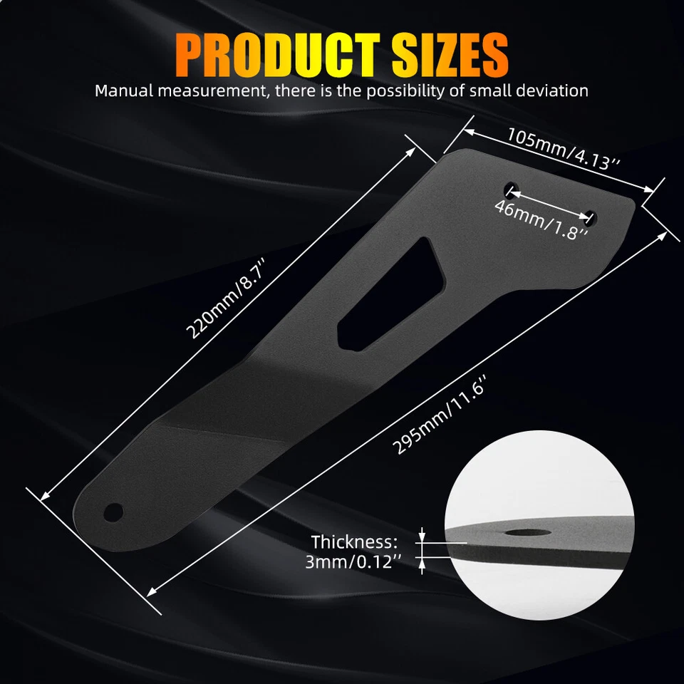 For Can-am Maverick X3 DS RS MAX Curved 50" LED Light Bar Upper Roof Brackets - Image 3 of 4