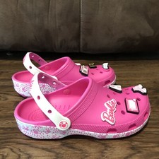 Crocs x Barbie Classic Clog Electric Pink Adult Women's Size 6 / Men s Size 4