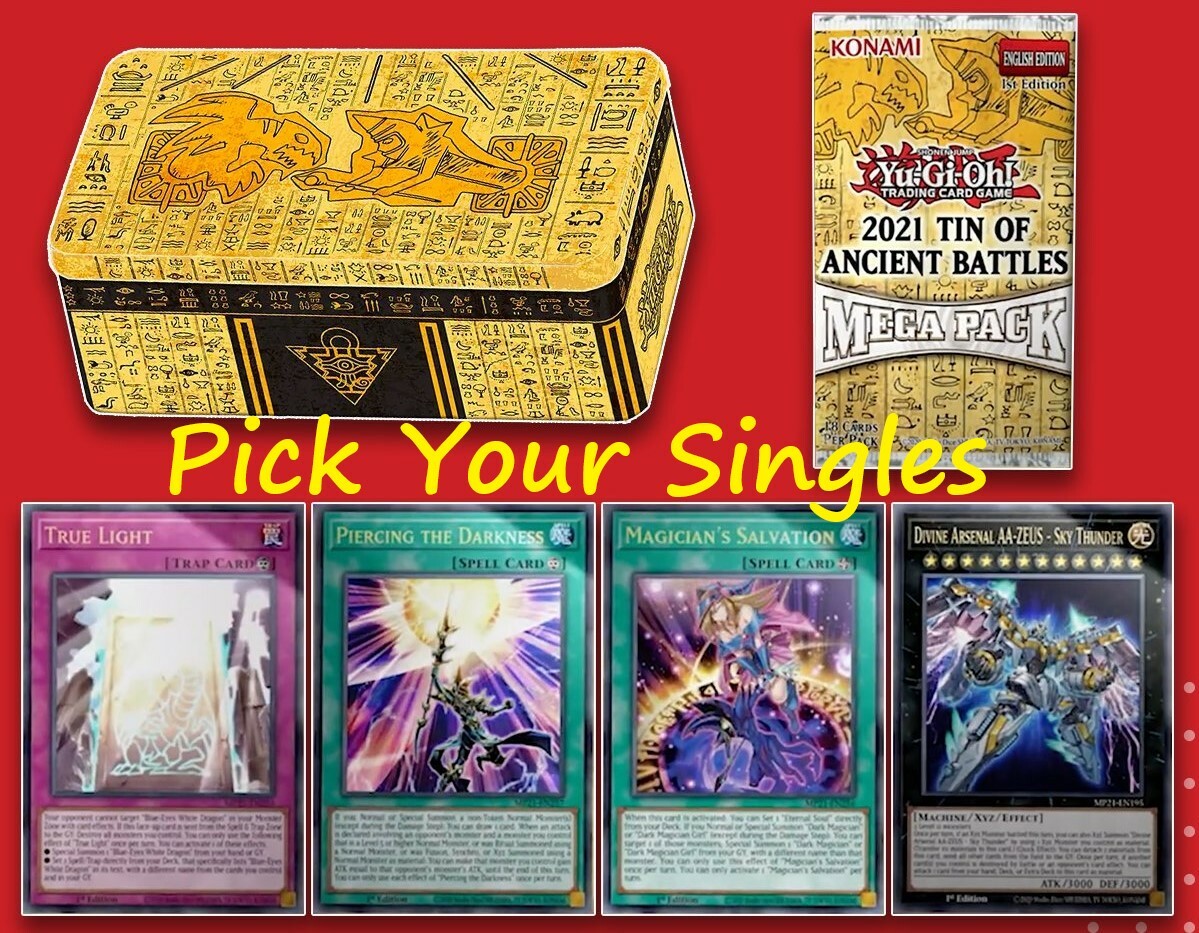 YuGiOh! 2021 Mega Tin of Ancient Battles MP21- Secret & Ultra