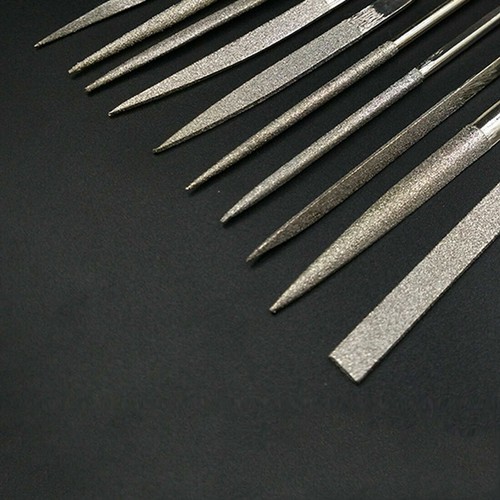 10 Stück Diamant Nadel Feile Modellbau Werkzeug Kit Set - DNFS10 - Bild 4 von 4