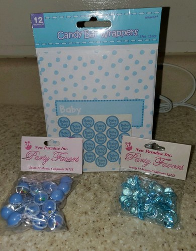New Paradise Inc/Amscan Party Favors Mixed Lot "ITS A BOY" Lot Of 3 - Picture 2 of 5
