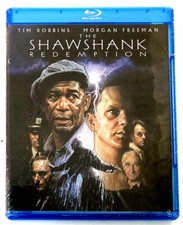 New, The Shawshank Redemption, Blu-Ray, Tim Robbins, Morgan Freeman, Free Ship