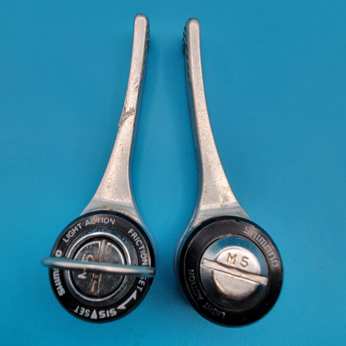 Shimano SL-S434 Shifters Vintage - JAPON - 6 Vitesses Down Tube - VTT Vélo Route