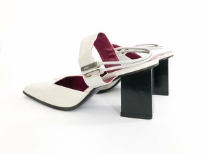 square toe slingback shoes