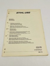 Genuine Spare Parts List STIHL USG #0452 523 1323 OEM