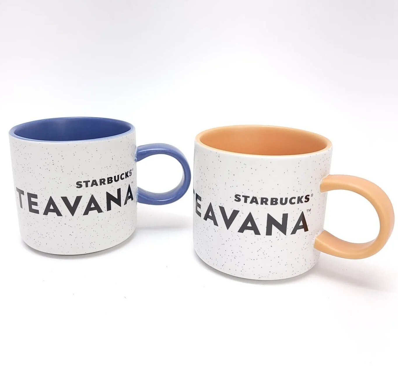 Starbucks Teavana 12oz Ceramic Mug Set of 2 Stoneware Coffee Tea Cup 2017