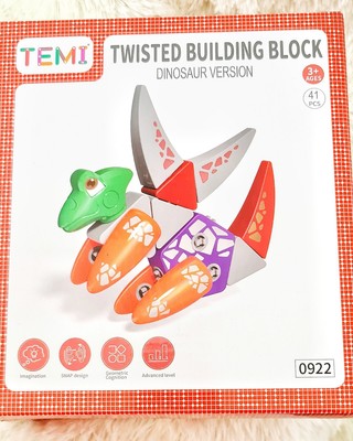 Dinosaurier Bausteine Kinder Kleinkinder Früherziehung Formen