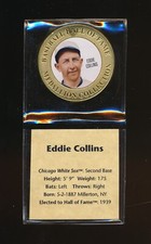 2010 Danbury Mint, Baseball Hall Of Fame Medallion Collection - Eddie Collins.