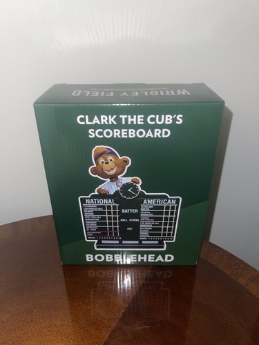 Clark The Cub's Scoreboard Bobblehead Chicago Cubs SGA 4/26/25 Giveaway New 🔥⚾️