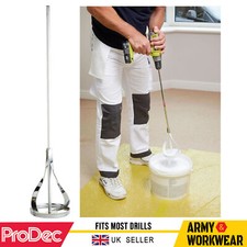 ProDec Mixer Paint Drill Stirrer Plaster Large Universal Fit Spinner Render 24"