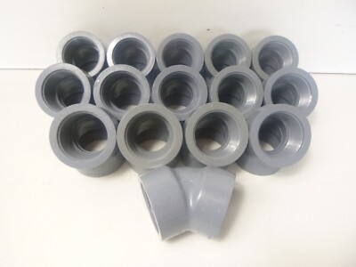 Spears 819-015C 1-1/2'' x 45 Degree Elbow TxT CPVC Sch 80 Threaded Both Ends x15