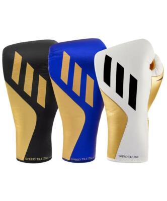 Adidas Speed Tilt 750 Pro Boxhandschuhe BBBC Approved Schnürhandschuhe Kampfhandschuhe