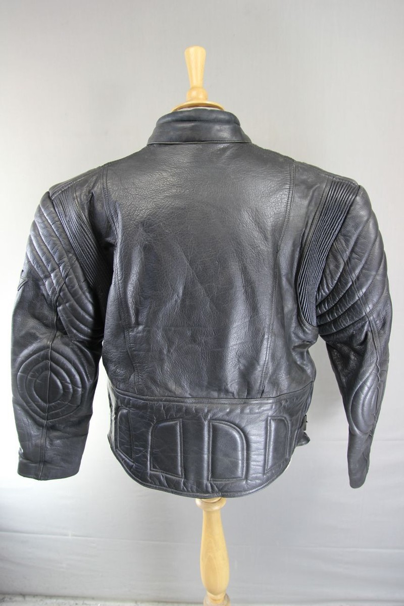 Veste Moto Cuir Femme AKITO Mercury Plus - Noire - Taille 10 - Avec Protection Dorsale