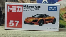 TOMICA #57 McLAREN 720S 1/62 SCALE  NEW IN BOX USA STOCK!!!