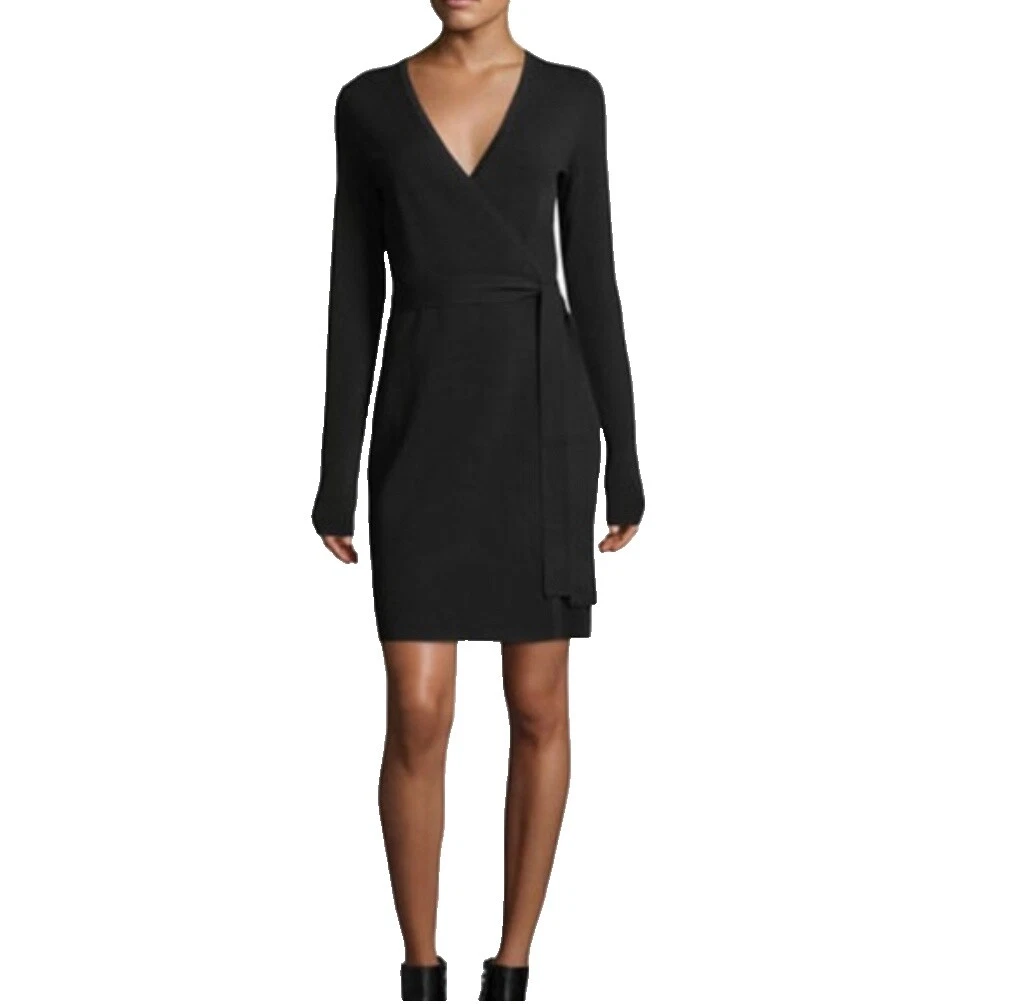 Diane von Furstenberg Solid Wrap Dresses