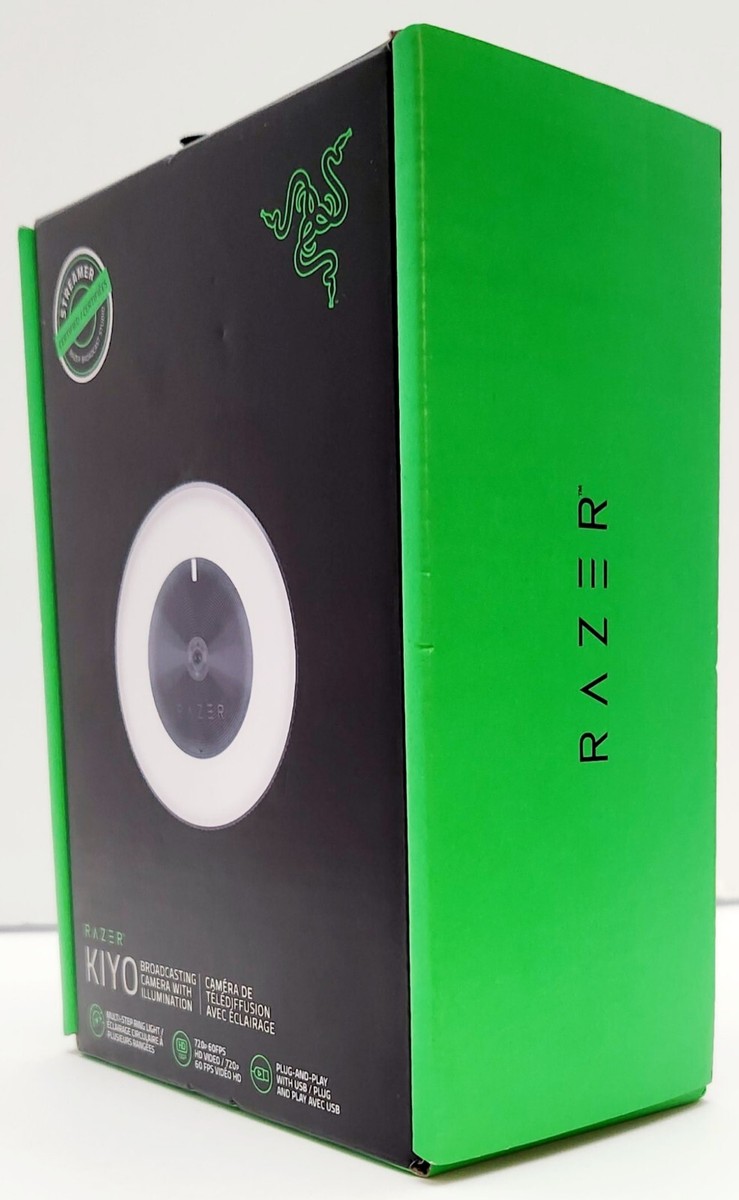 Razer Kiyo Gaming WebCam for PC, RZ19-02320100-R3U1 4 MP Streaming