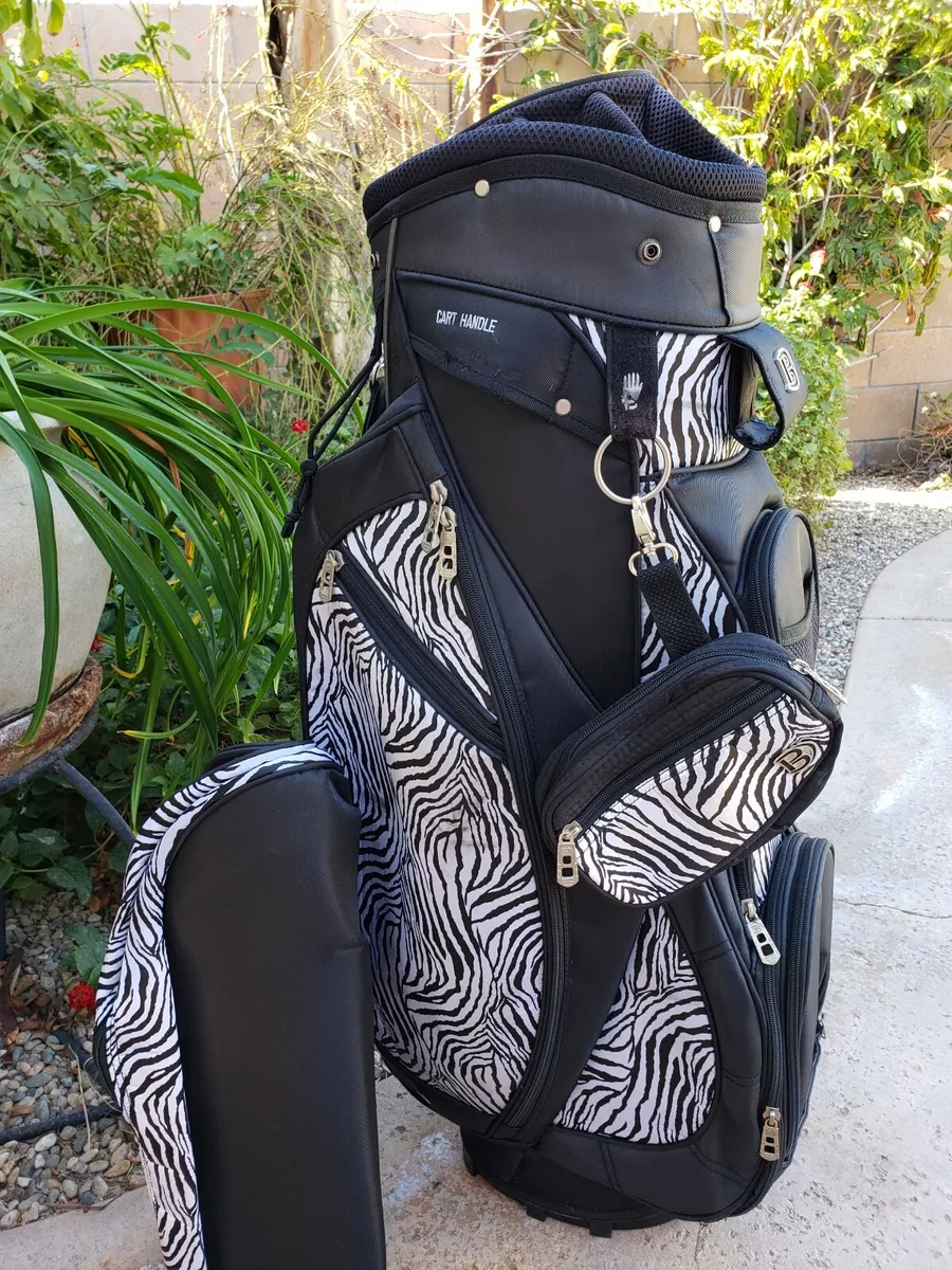 Bennington Zebra Ladies Luxury Collection 14 Way Cart Golf Bag