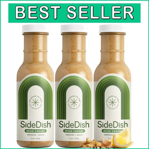 Paleo Miso Caesar Dressing Pack of 3 - Dairy & Gluten Free Avocado Oil Flavor