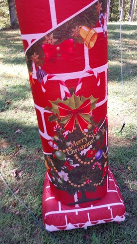 8.5ft Airblown Inflatable LED Christmas Santa Archway With Ground Light Display - Picture 6 of 9