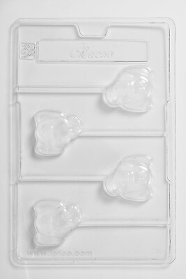 Elefant Lolly Schokolade/Seife Form - 4 Hohlräume