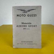 istruzioni uso e manutenzione moto guzzi airone sport