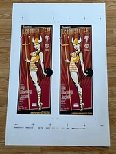 The Big Lebowski Fest My Morning Jacket Original 2 Concert Poster Proof Uncut